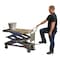 Vestil Partially SS Elevating Cart, 1.5K, 24x47.5 CART-1500-D-TS-PSS - alternate 3